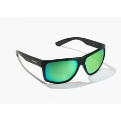 Bajio Boneville Black Matte Frame - Permit Green Glass Lens