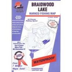 Fishing Hot Spots Braidwood Lake Map