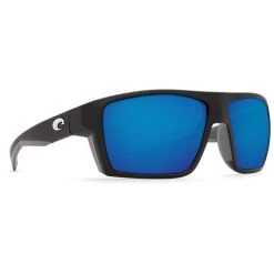 Costa Del Mar Bloke 580P - Matte Black/Matte Gray Frame - Blue Mirror Lens
