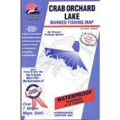 Crab Orchard Lake MFishing Hot Spots Crab Orchard Lake Map