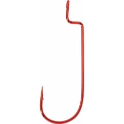 Eagle Claw Round Bend Worm Hook 5pk - Red