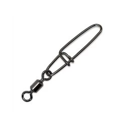 Gamakatsu Cross Lock Snap With Superline Swivel Size 6 (80lb) - 4pk