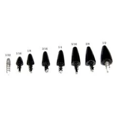 Gambler Florida Rig Screw-In Weight - 3/8oz Black