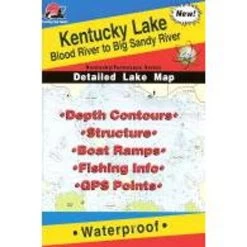 Fishing Hot Spots Kentucky Lake-north Map