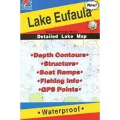 Fishing Hot Spots Lake Eufala Map