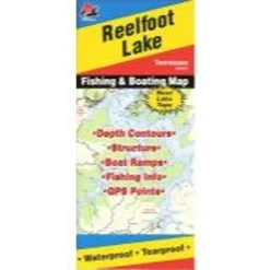 Fishing Hot Spots Reelfoot Lake Map