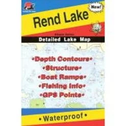 Fishing Hot Spots Rend Lake Map
