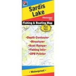 Fishing Hot Spots Sardis Lake Map