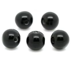 Woo! Tungsten Black Flipping Beads - 15 Pack