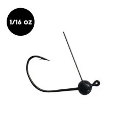 Woo! Tungsten Wacky Head Weedless Jigs - 3 Pack